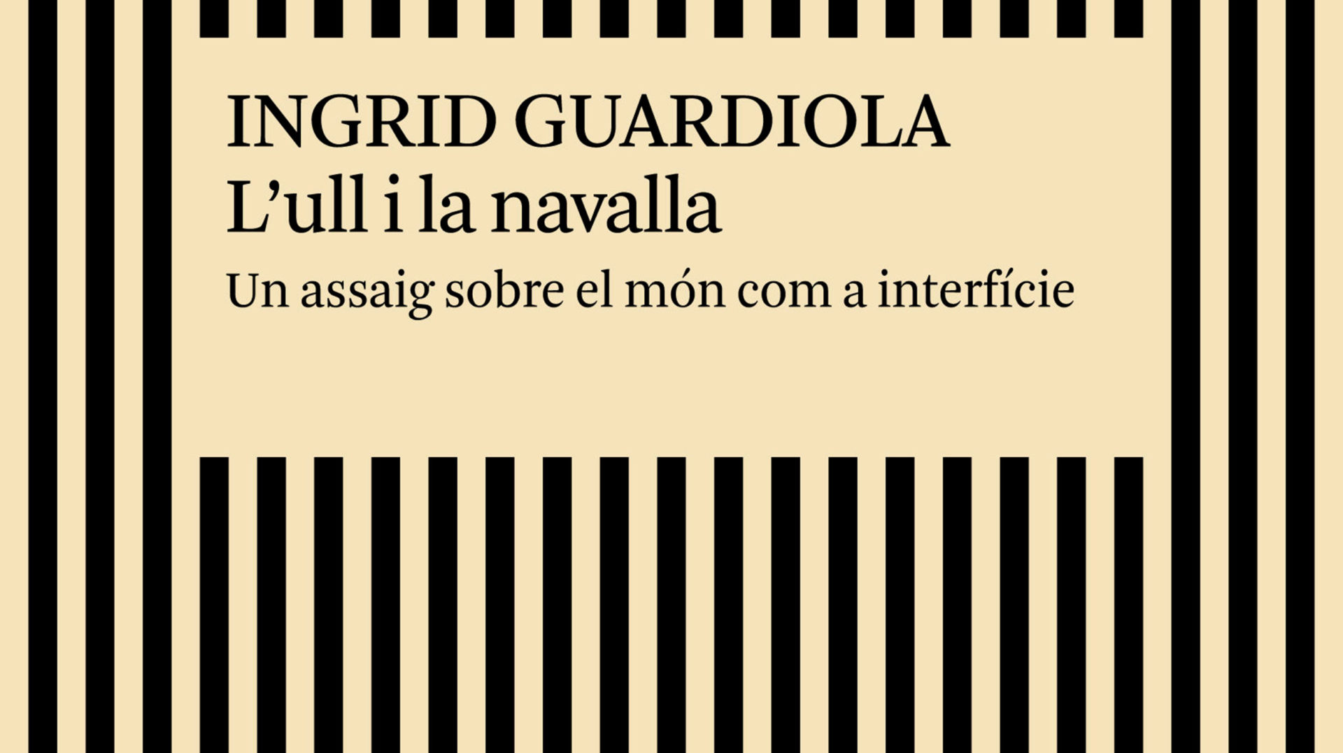 Presentació del llibre ‘L’ull i la navalla’