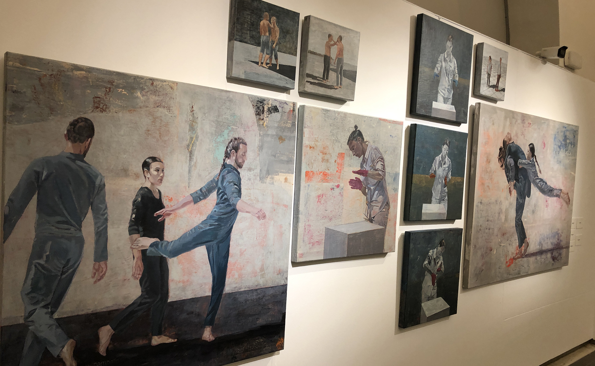 Dolors Rusiñol exposa la seva pintura a la Sala Oberta 2