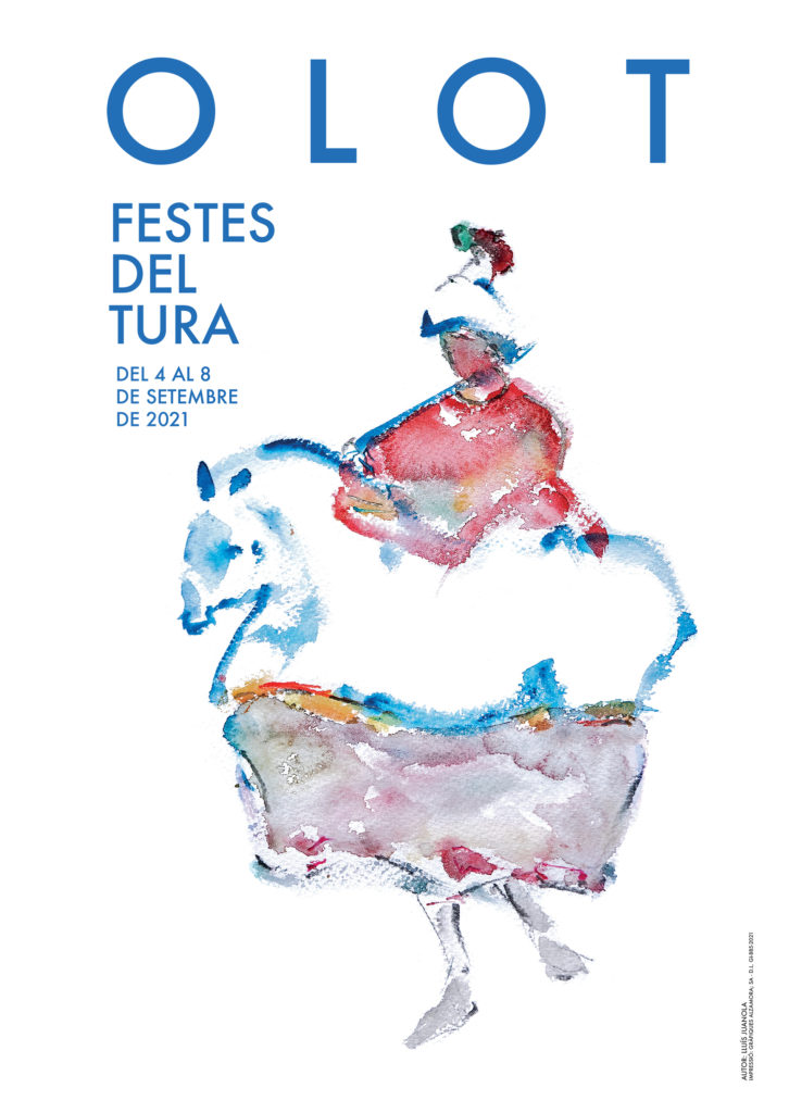 Cartell de les Festes del Tura 2021.