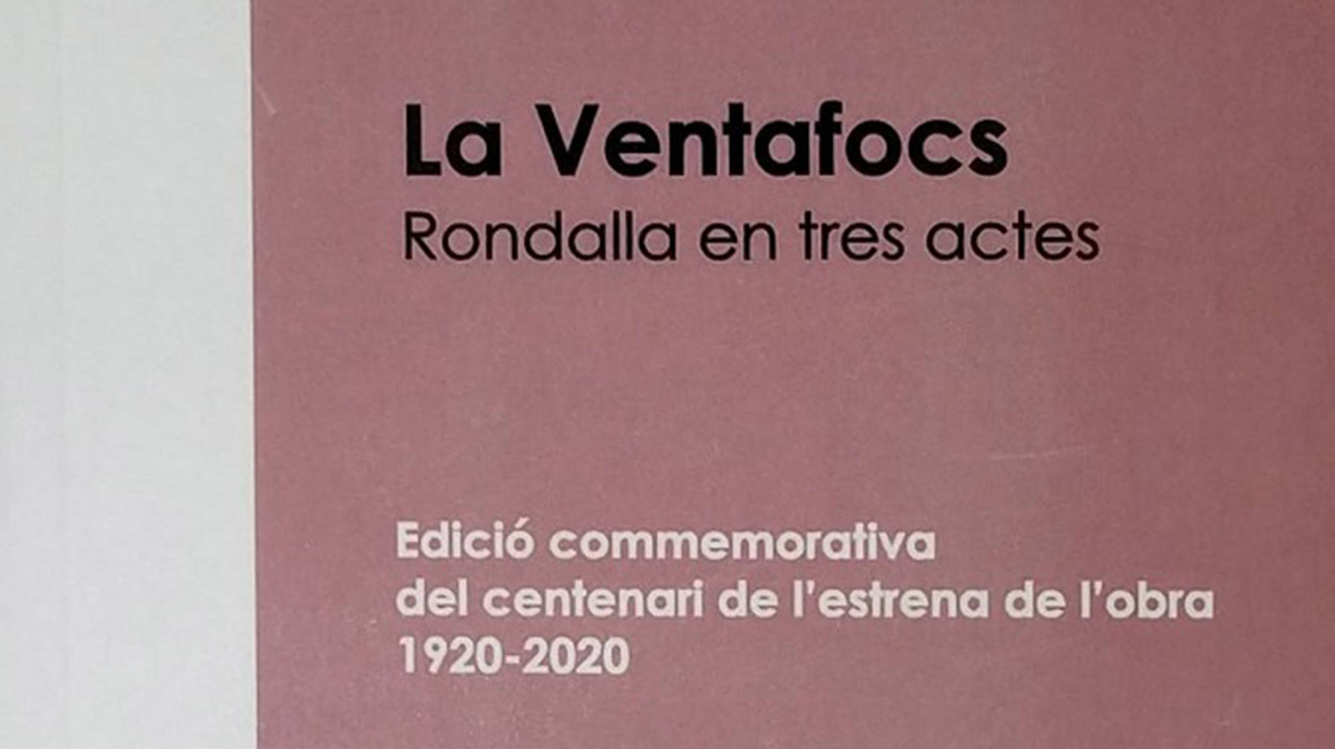 Centenari de la Ventafocs de Josep M. Folch i Torres
