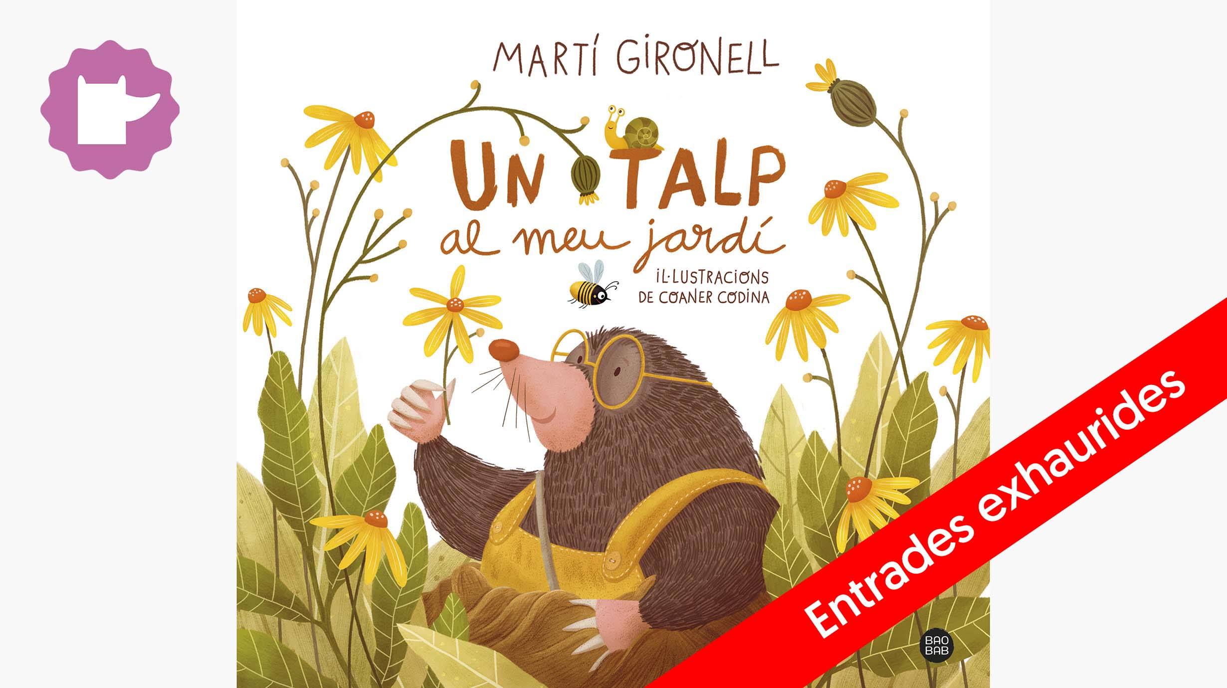 Presentació del llibre ‘Un talp al meu jardí’
