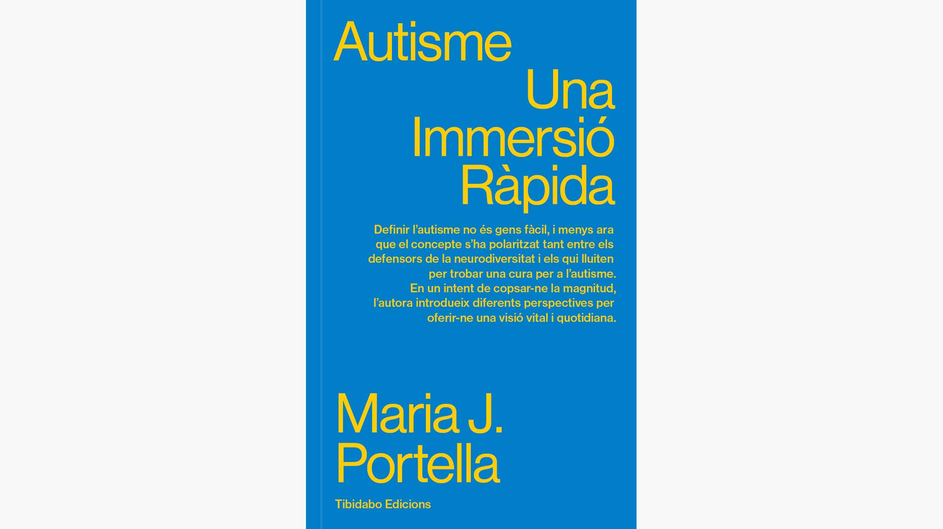 Presentació del llibre ‘Autisme. Una immersió ràpida’