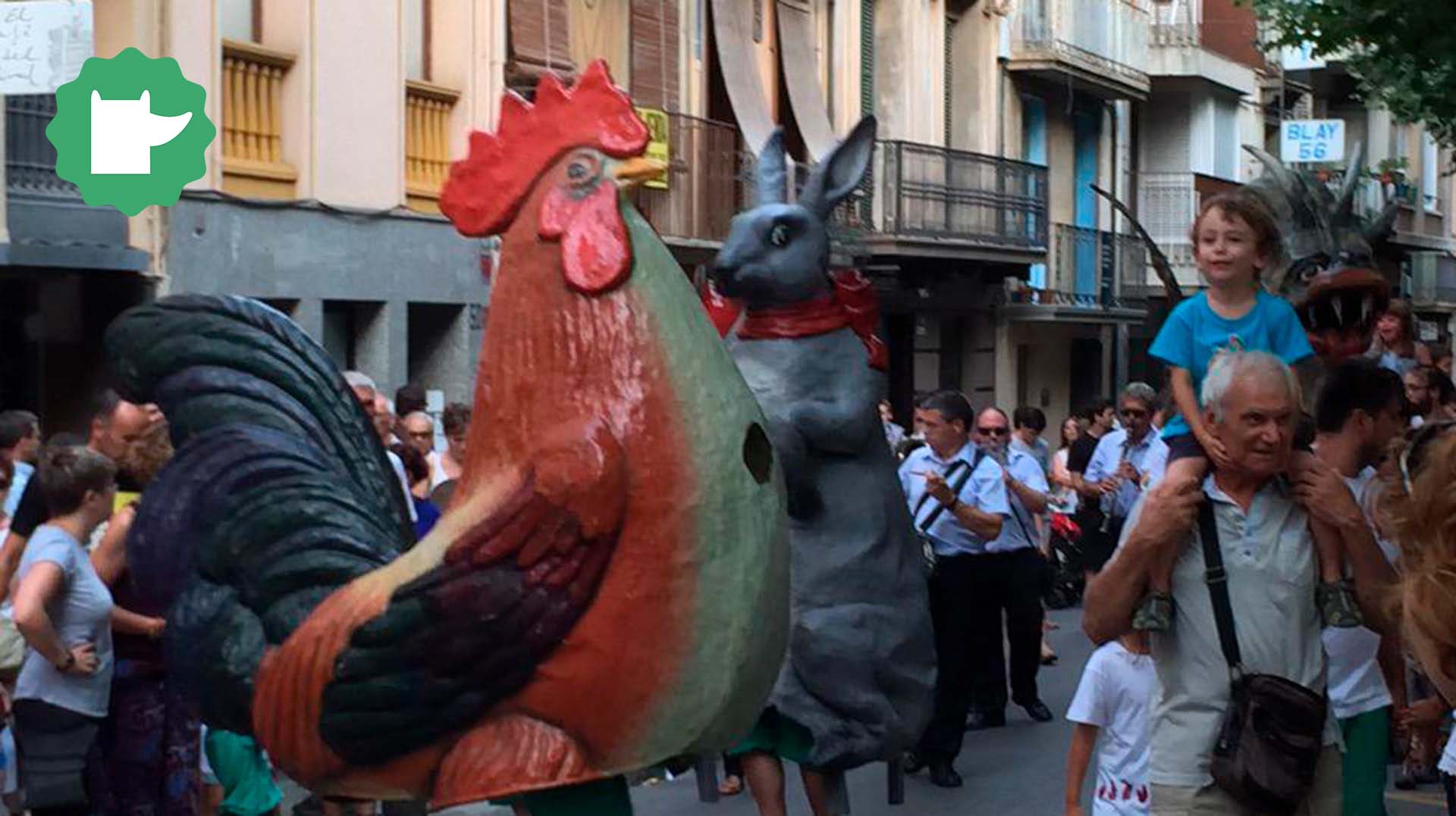 Cercavila del Drac, el Pollastre i el Conill