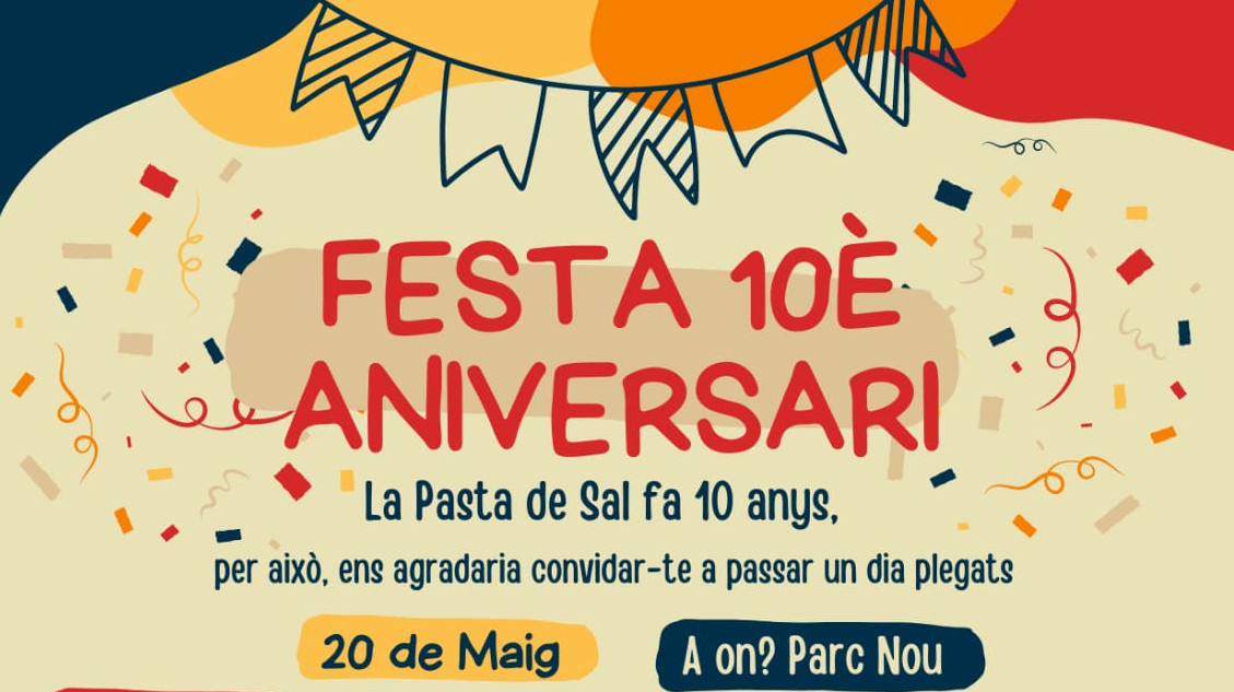 Festa 10 anys de la Pasta de Sal
