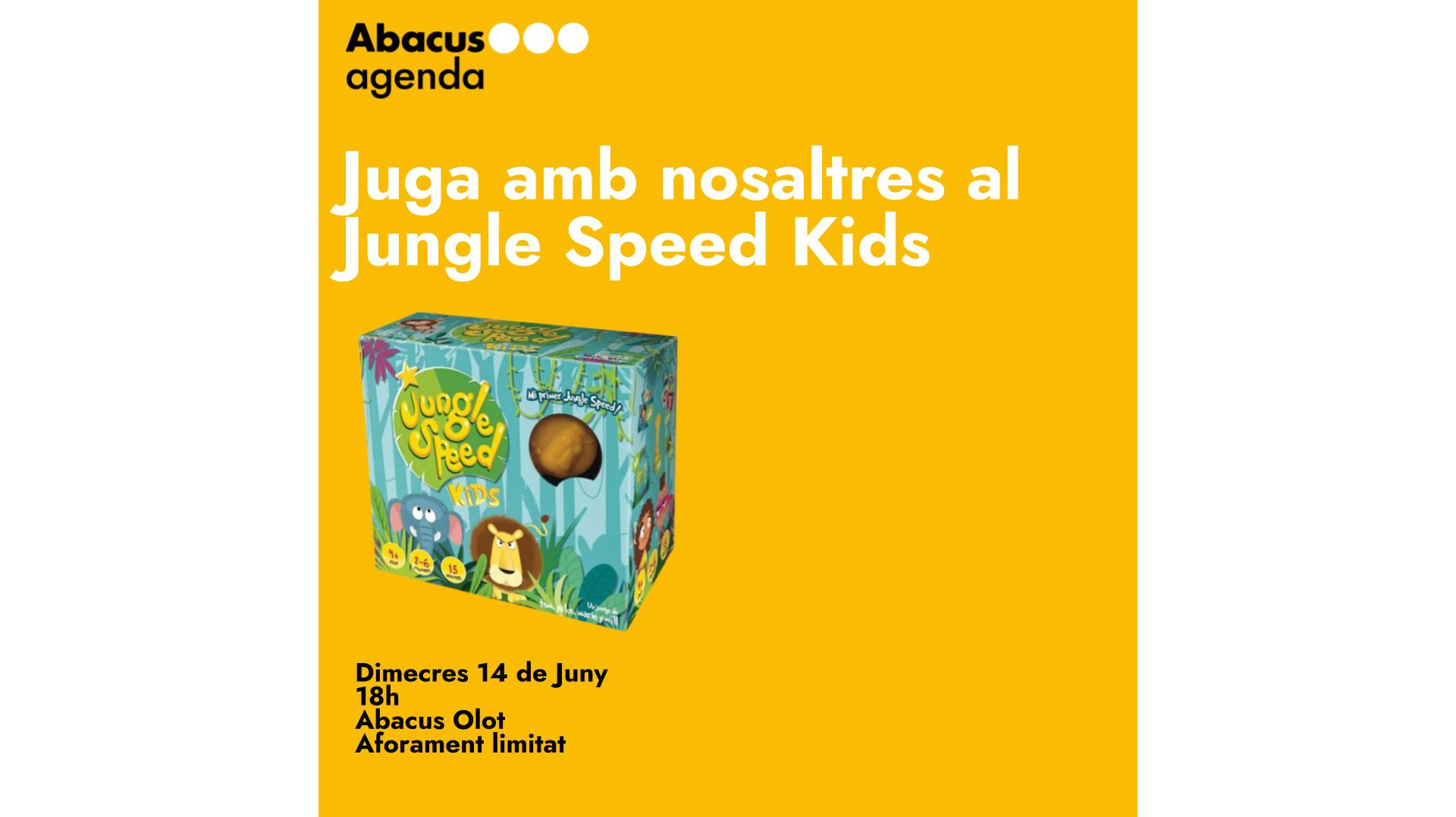 Juga amb nosaltres al Jungle Speed Kids