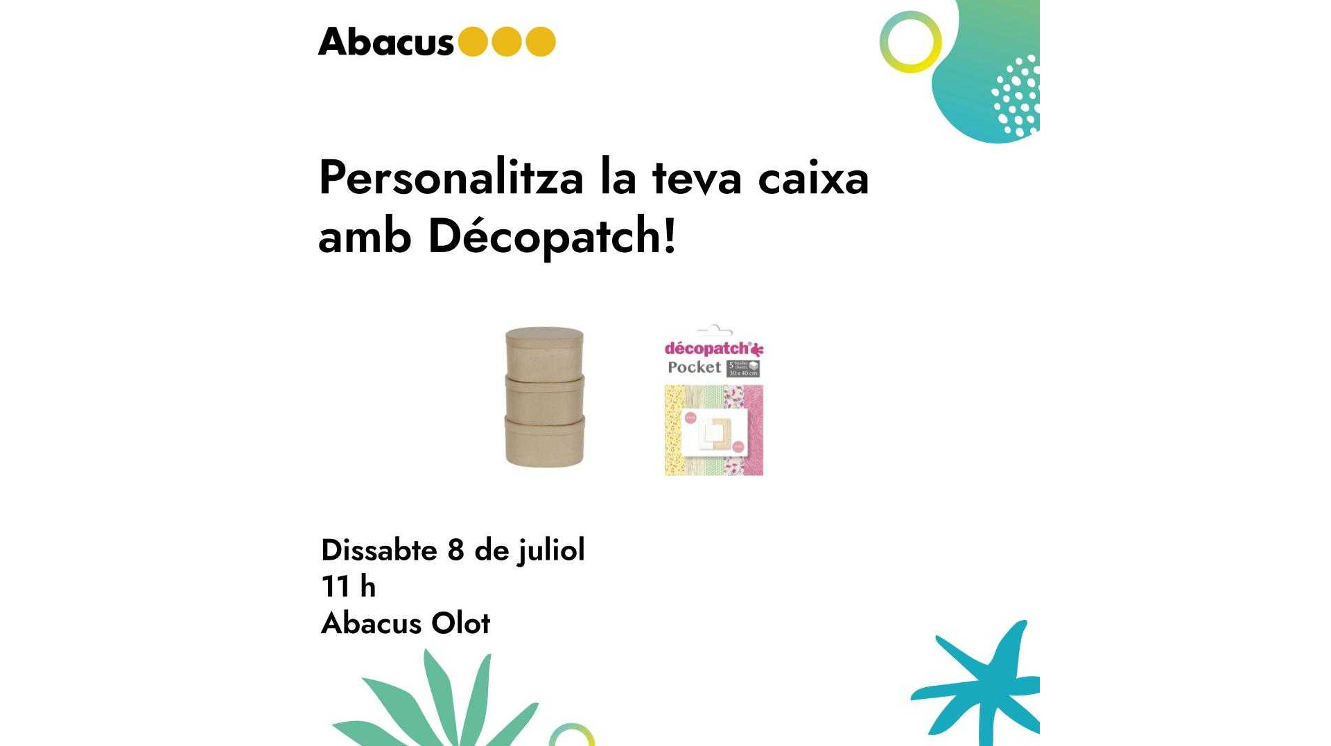 Personalitza la teva caixa amb decopatch