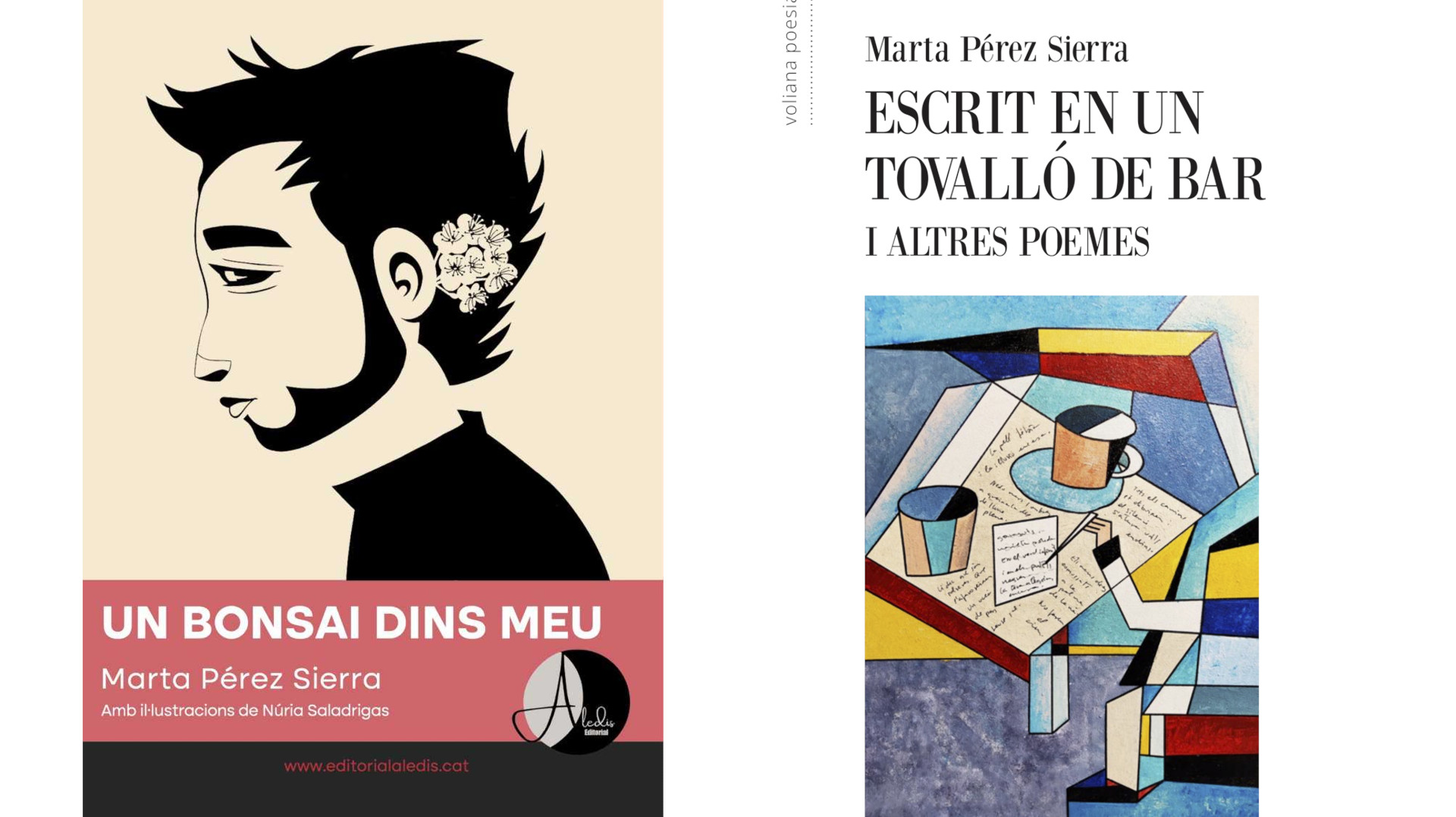 Presentació dels llibres “Un bonsai dins meu” i “Escrit en un tovalló de bar i altres poemes”