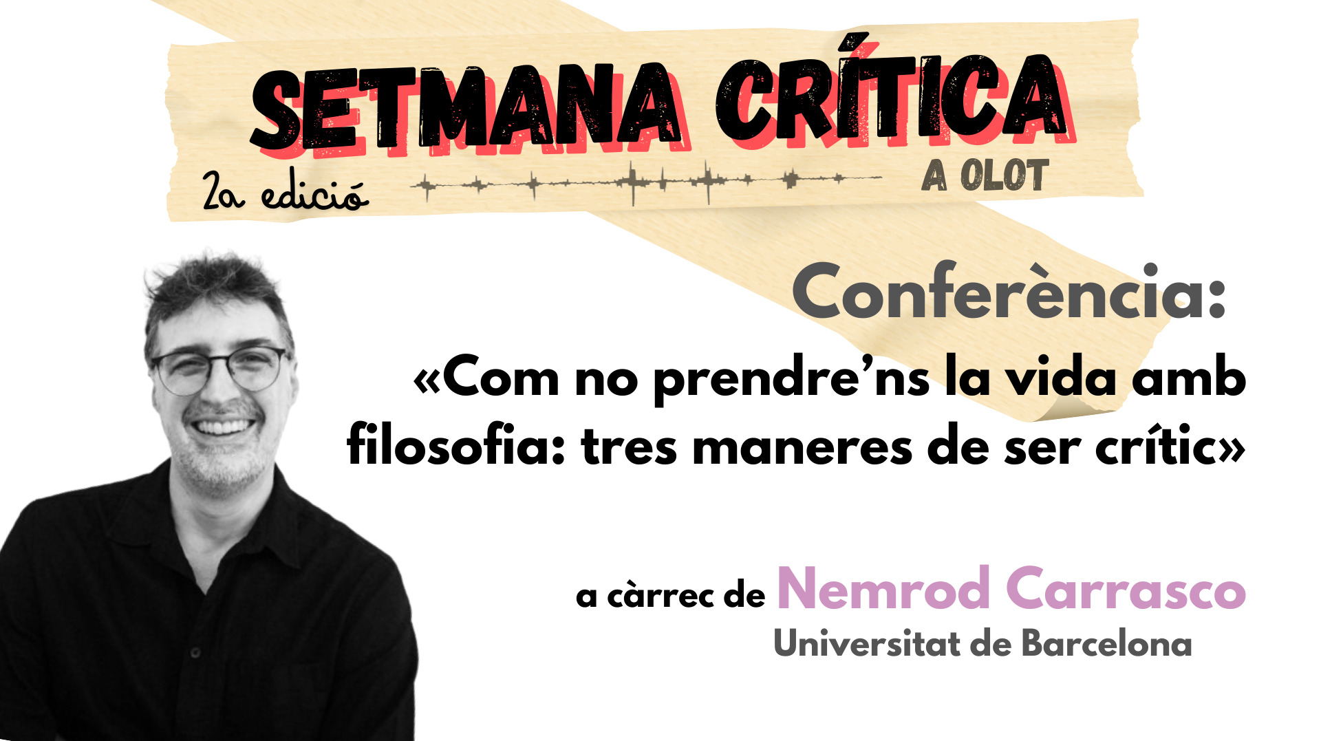Com no prendre’s la vida amb filosofia: tres maneres de ser crític