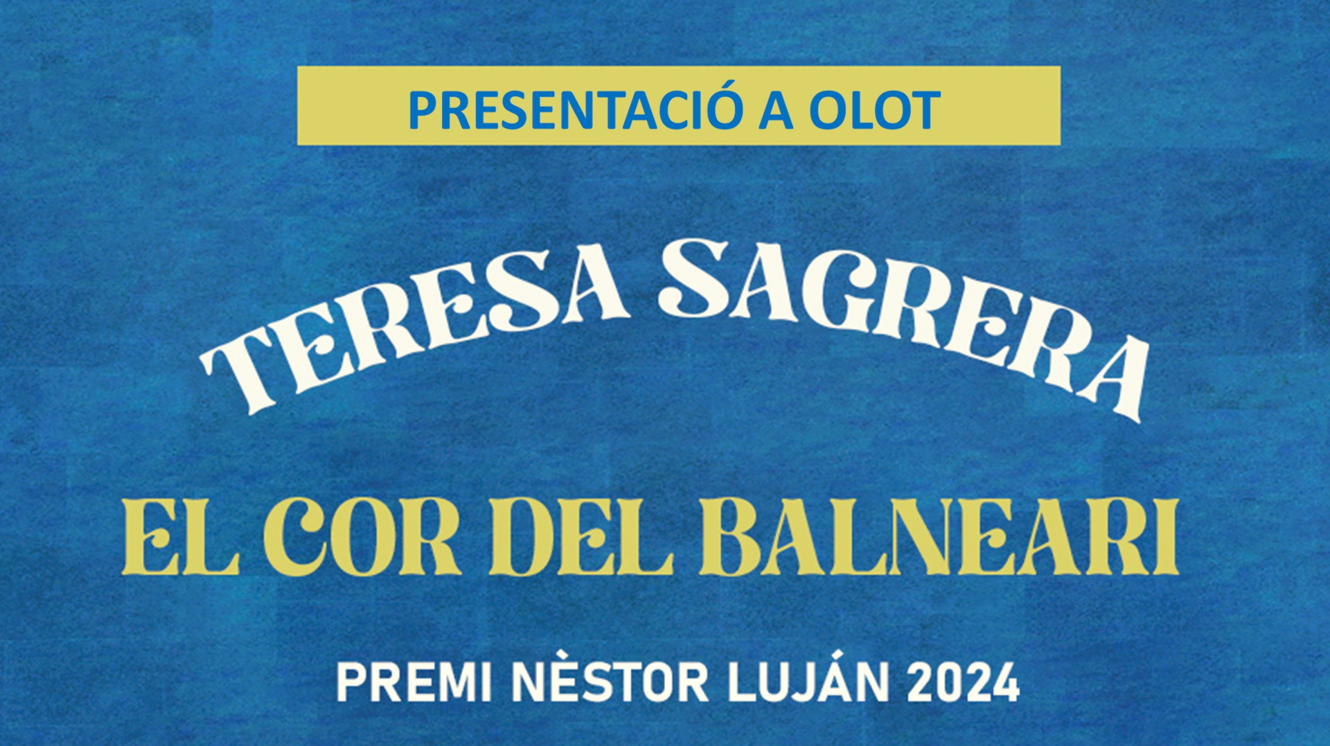 Presentació del llibre”El cor del balneari”
