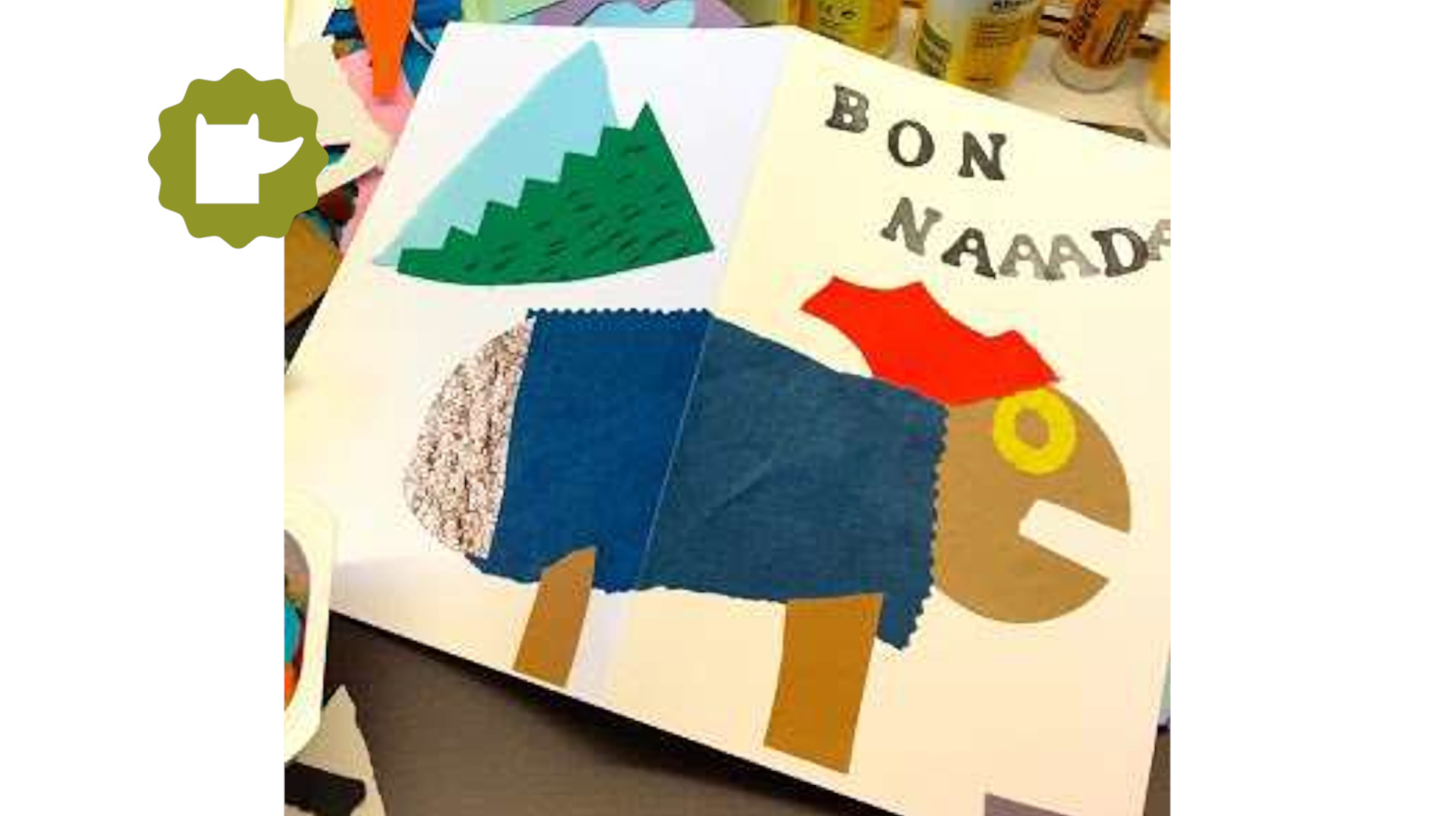 Conte musicat i taller de postals de Nadal