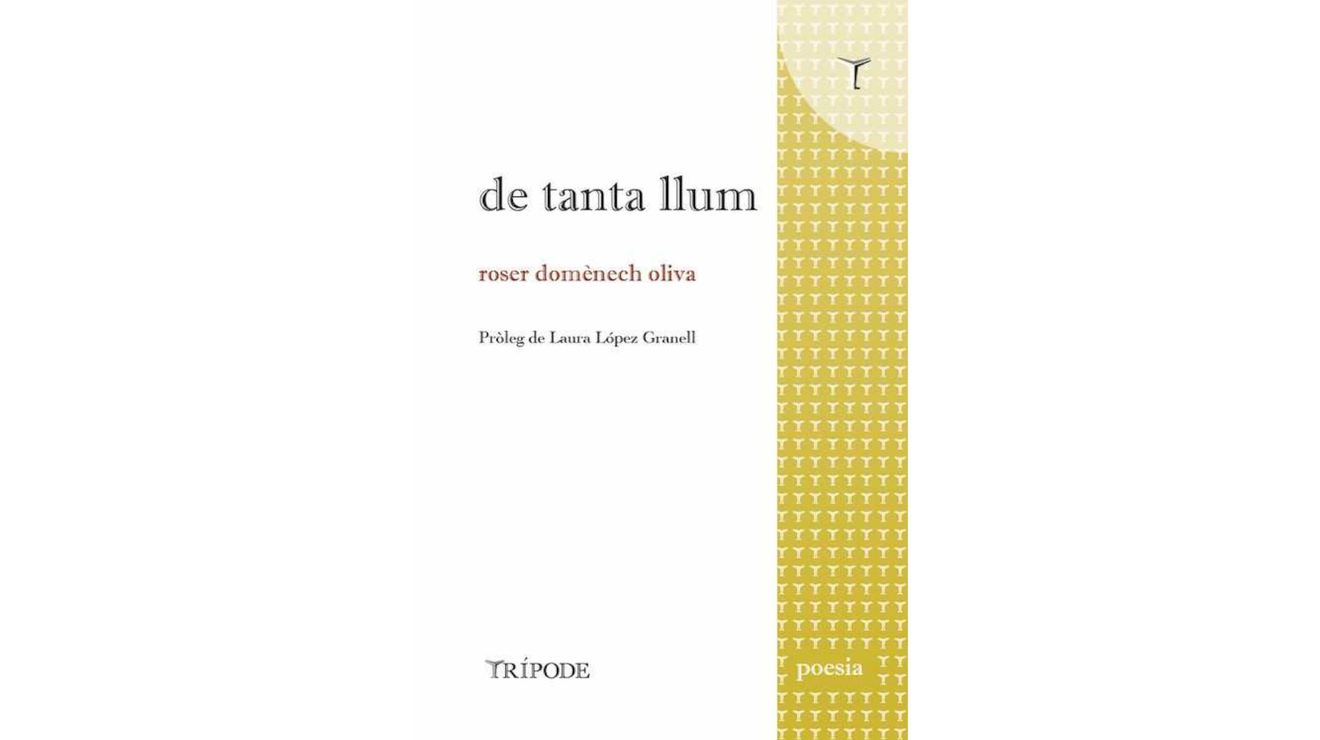 Presentació del llibre ‘De tanta llum’, de Roser Domènech
