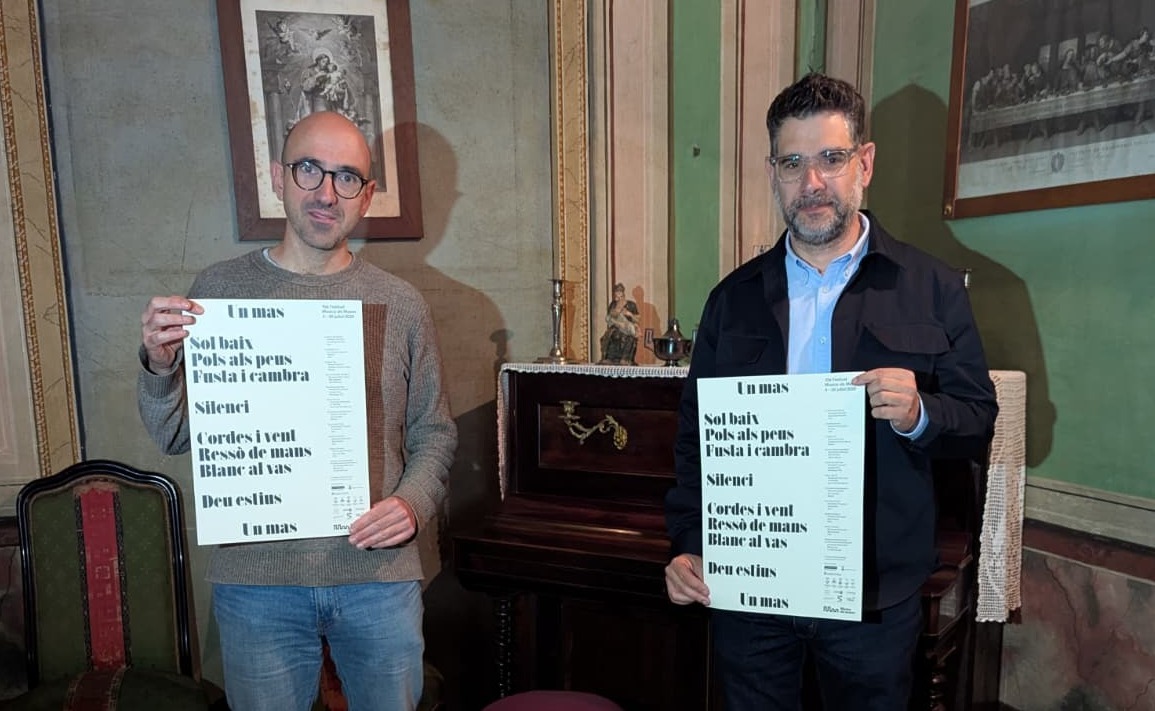Presentació del festival Música als masos